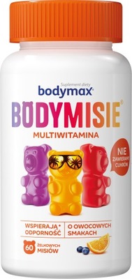 Bodymisie Bodymax 60 żelowych misiów o owocowych smakach bez cukru