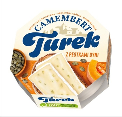 Ser Turek Camembert z pestkami dyni 120 g