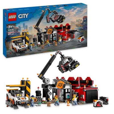 LEGO City Autóroncstelep 60472