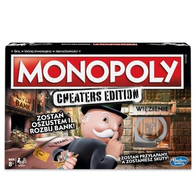 GRA PLANSZOWA HASBRO MONOPOLY CHEATERS EDITION E1871