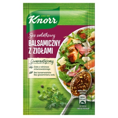 SOS KNORR SAŁATKOWY BALSAMICZNY Z ZIOŁAMI 11 g UNILEVER