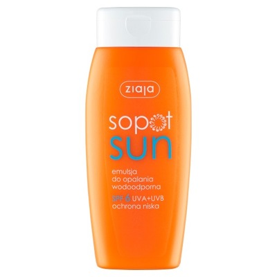 ZIAJA EMULSJA DO OPALANIA WODOODPORNA SPF6 150ML