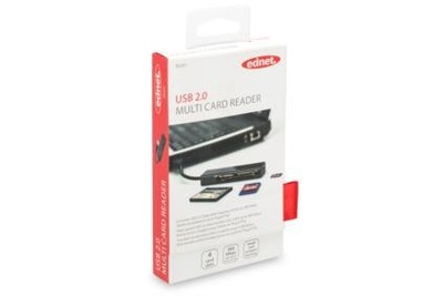 85241 EDNET USB 2.0 Card reader 4-port DIGITUS