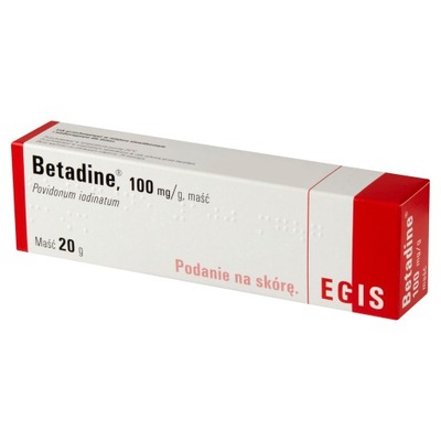 Betadine, 100 mg/g, maść 20 g