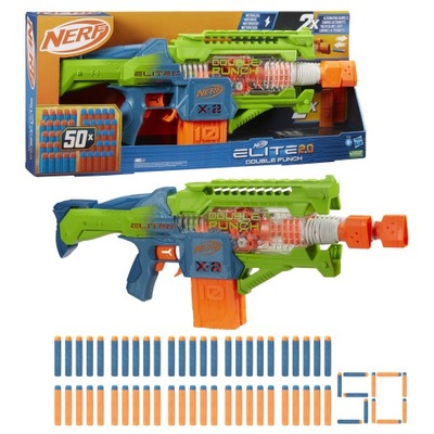 Karabin NERF Elite 2.0 Double Punch wyrzutnia F6363