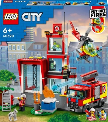 LEGO City 60320 Remiza strażacka*