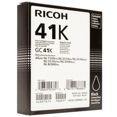 Tusz Ricoh GC-41K czarny (black)