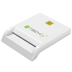 Czytnik kart Techly Smart Card USB 2.0 biały