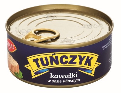 Tuńczyk kawałki w sos. własnym Graal 0,17 kg