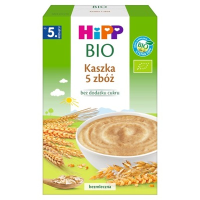 Kaszka bezmleczna HiPP 5 ZBÓŻ 200 g