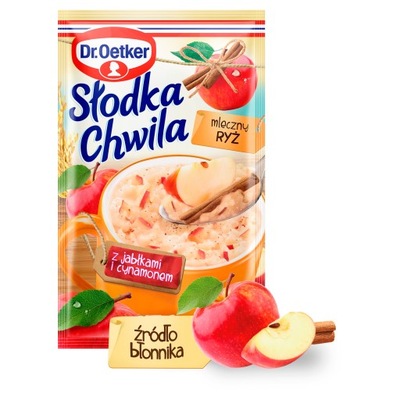 Dr.Oetker SłodkaChwilaMleczny ryż jabł i cynam