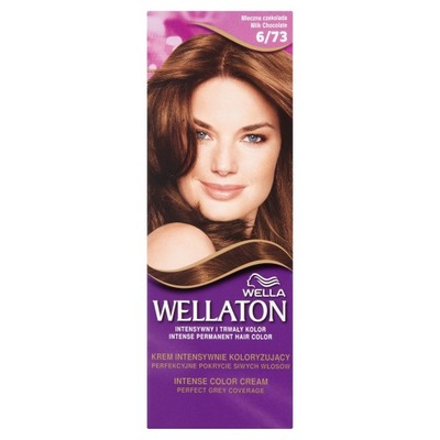 Wella Wellaton 6/73 Mleczna Czekolada krem koloryzujący do siwych włosów