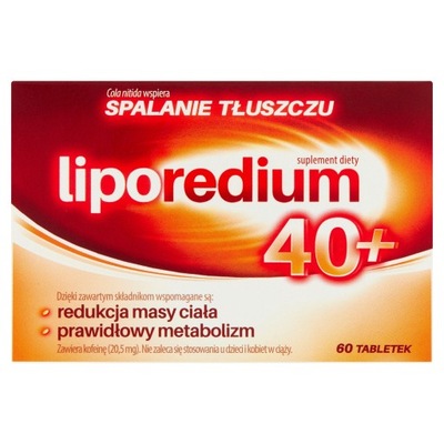 Liporedium 40+ 60 tabliet