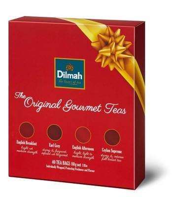 Dilmah Original Gourmet Teas Gift Pack- zestaw czarnych herbat ceylońskich