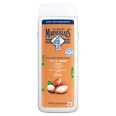 Le Petit Marseillais kremowy żel pod prysznic Argan Bio Masło Shea