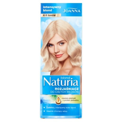 Joanna Naturia Rozjaśniacz do całych włosów 4-5 tonów Intensywny Blond