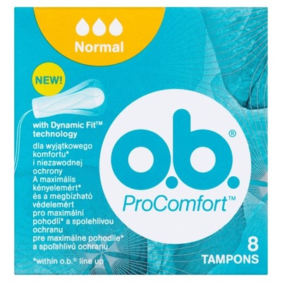 Tampony Pro Comfort Normal 8 sztuk