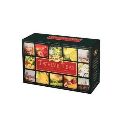 Zestaw herbaciany Ahmad Tea London Twelve 60 sztuk
