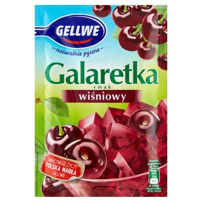 Gellwe Galaretka smak Wiśniowy 72 g