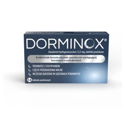 Dorminox 12,5 mg 14 tabletek