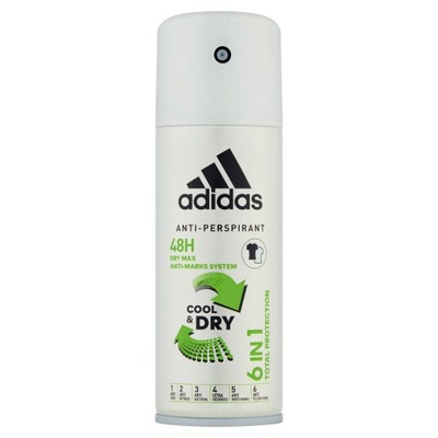 Adidas 6in1 Cool & Dry dezodorant spray 150ml