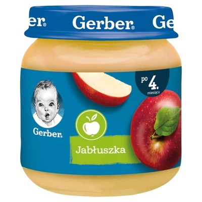 Deserek Gerber mus Jabłuszka dla niemowląt 125 g