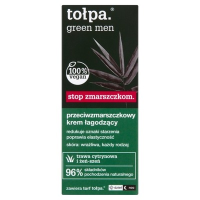 Tołpa Green Men przeciwzmarszczkowy krem łagodzący 50ml