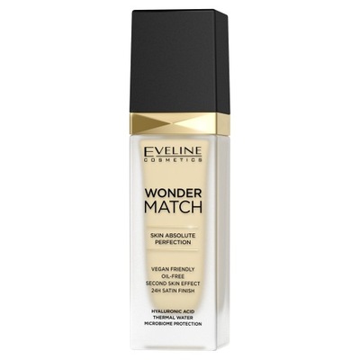 Eveline Cosmetics Wonder Match 01 IVORY podkład do twarzy 30 ml SPF 21-30