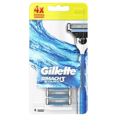 Gillette Mach3 Start Ostrza do maszynki do golenia 4 sztuki