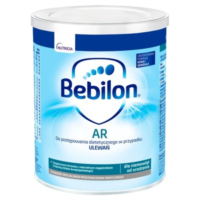 Bebilon AR Mleko modyfikowane przeciw ulewaniu 400g
