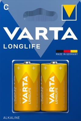 Bateria alkaliczna R14 Varta C LongLife zestaw 2 szt.