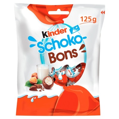 Kinder Schoko-Bons z mlecznej czekolady z nadzieniem 125 g