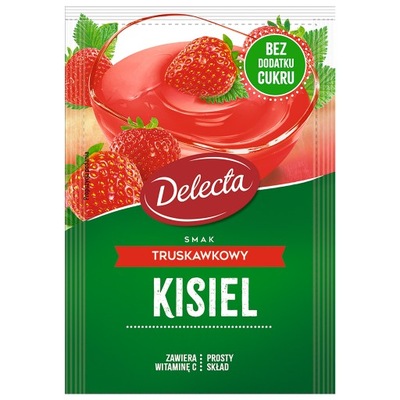 Kisiel TRUSKAWKOWY Delecta 38 g