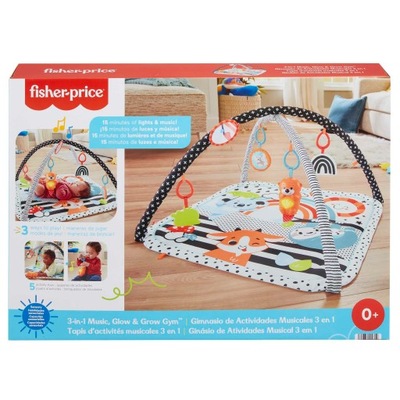 Fisher Price HBP41 Edukacyjna Mata Sensoryczna 3w1