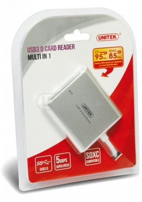 CZYTNIK KART PAMIĘCI ALL-IN-ONE USB 3.0, Y-9313