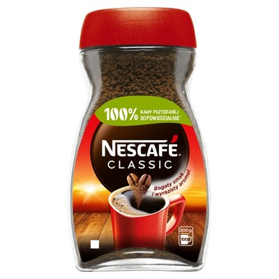 Nescafe Classic Kawa rozpuszczalna 200g