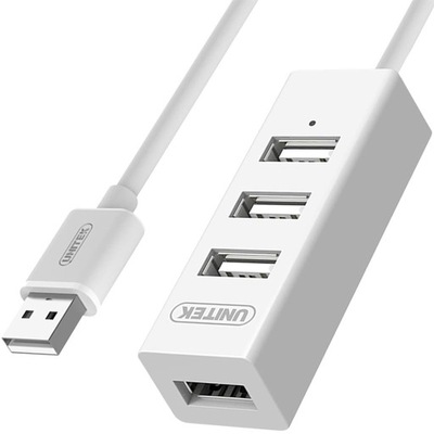 Hub USB Unitek HUB 4x USB 2.0 czarny