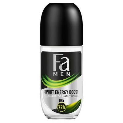 FA MEN SPORT ENERGY BOOST ENERGIZING SCENT DRY 72H