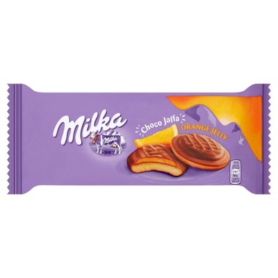 Milka Orange Jelly - biszkopty z galaretką pomarańczową oblewane czekoladą