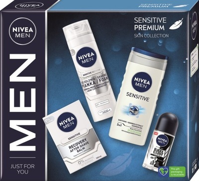 NIVEA Sensitive Premium zestaw prezentowy