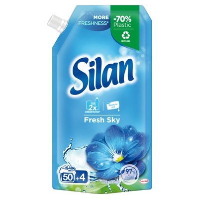 Podwójnie skoncentrowany płyn do płukania tkanin Silan FreshSky 594ml 54pr