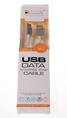 Przewód adapter USB 2.0 HighSpeed USB-C - USB-A 1m LIBOX LB0098