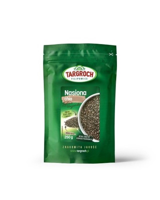 Nasiona chia - szałwia hiszpańska - naturalna - Targroch - 250 g