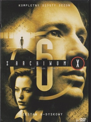 [DVD] Z ARCHIWUM X - SEZON 6 (folia) 6 DVD - PL