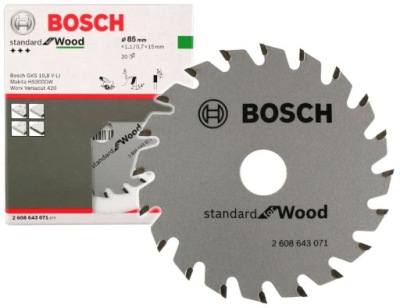 VIDEL WIDIOWA 85x15mm 20 zubov GKS 12V-26 BOSCH