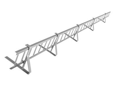 Płotek śniegowy 200cm ocynkowany do gontów