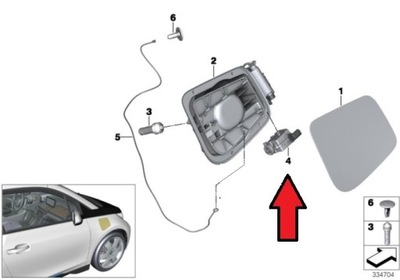 НОВИЙ ORG ПРИВІД ЛЮЧКА ЗАЛИВНОЇ ГОРЛОВИНИ BMW F32 F33 F82 F83