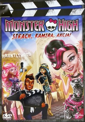 Film Monster High. Strach, kamera, akcja płyta DVD