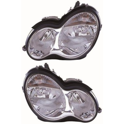 REJILLAS FAROS MERCEDES C W203 '04- JUEGO DEPO  