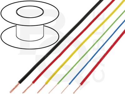 Przewód FLRY linka Cu 2,5mm2 PVC 60V czarny x1mb
